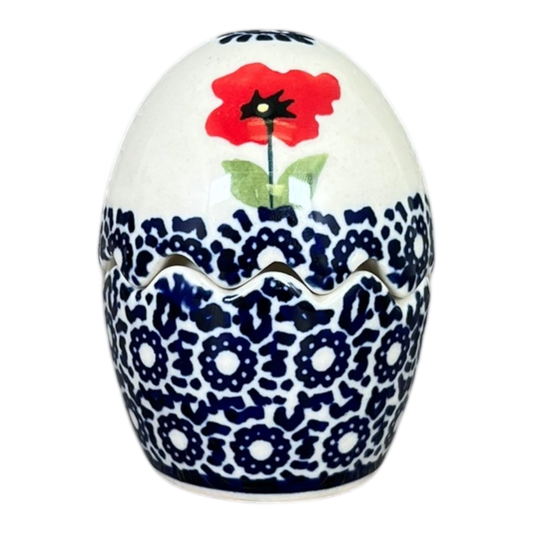 Salt & Pepper, Egg, 3" in "Poppy Garden" by Manufaktura | S115T-EJ01