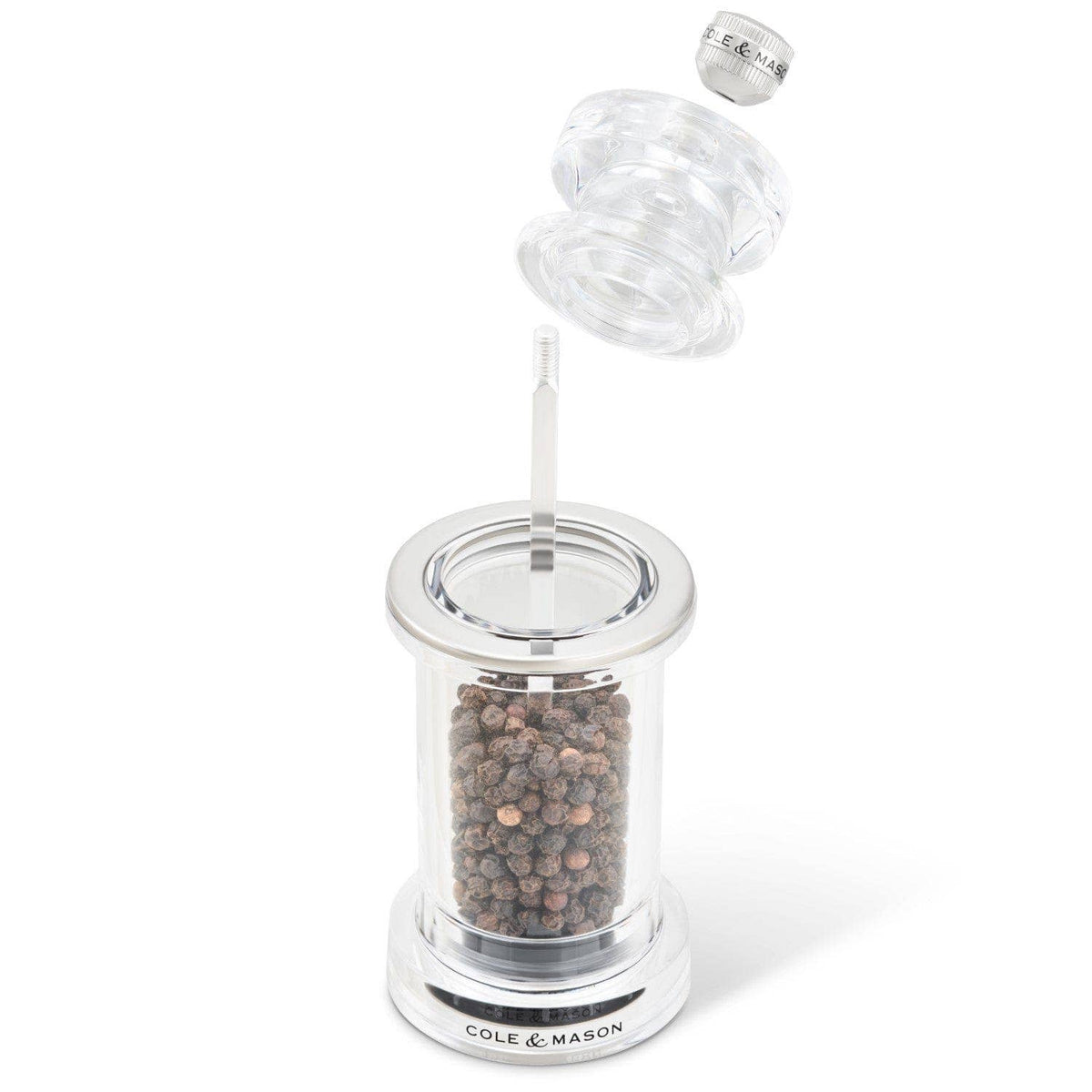 Cole & Mason 605 Acrylic Pepper Mill 5.5"