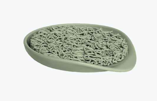 Round Soap Dish Set w/ Soap Lift Soap Saver - Sage