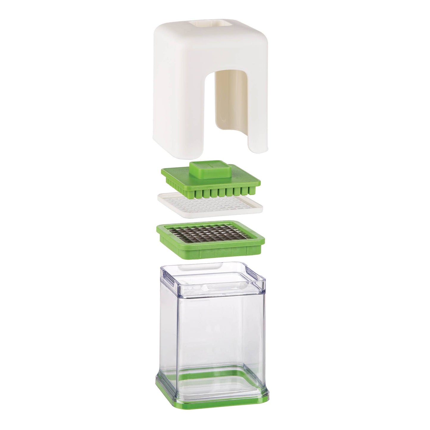Progressive Tower Fry Cutter, Stainless Blades, For Veggies