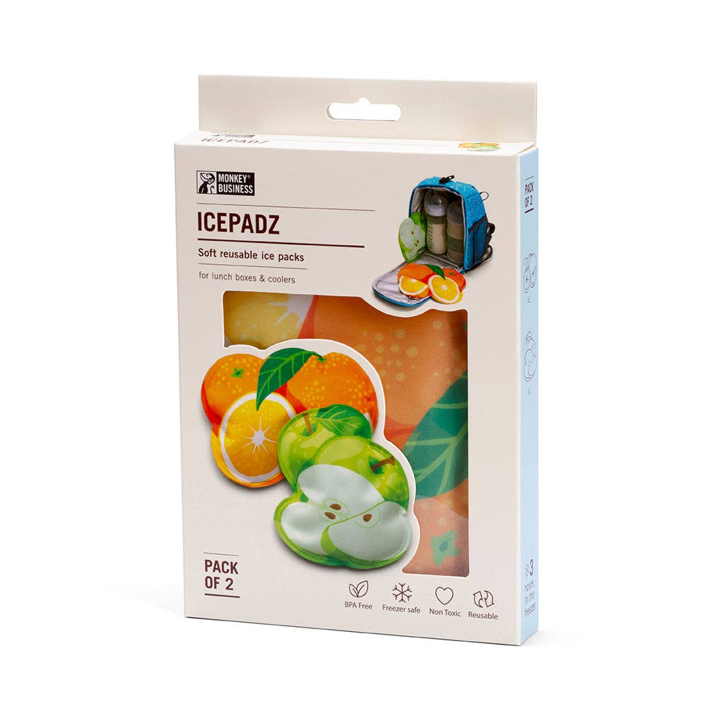 Reusable Fruit Ice Packs for Lunch Boxes | Icepadz