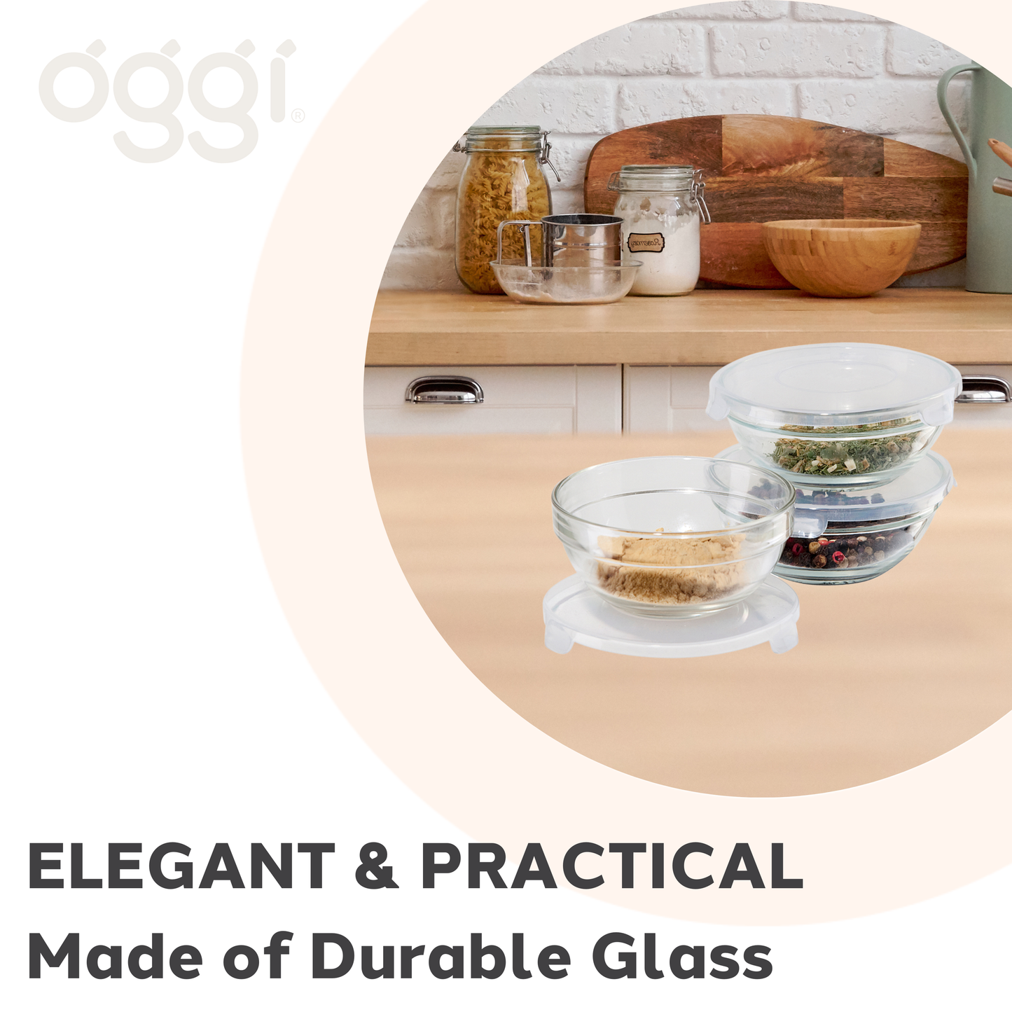 Pinch Bowls - Set of 3, Glass (4 oz)