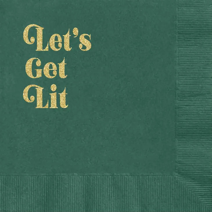Mod Lounge Solid Color Embossed Cocktail Napkins
