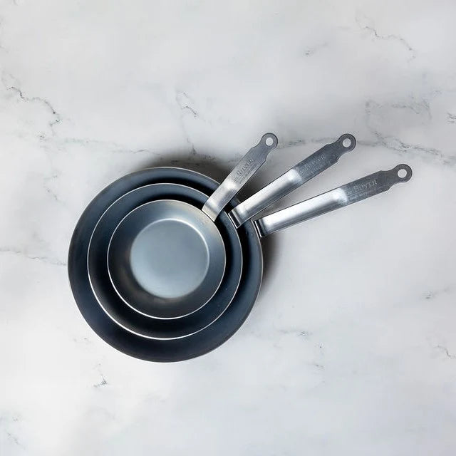 Blue Carbon Steel Fry Pan - De Buyer