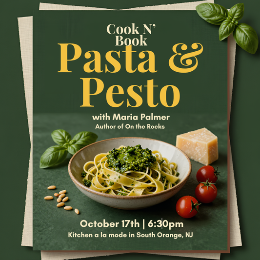Pasta and Pesto- Cook n' Book with Author Maria Palmer
