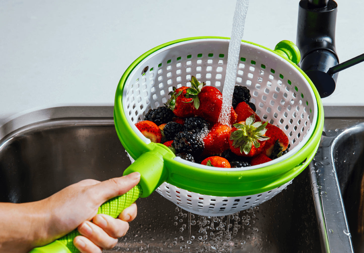 Dreamfarm Spina - Spin & Strain Colander
