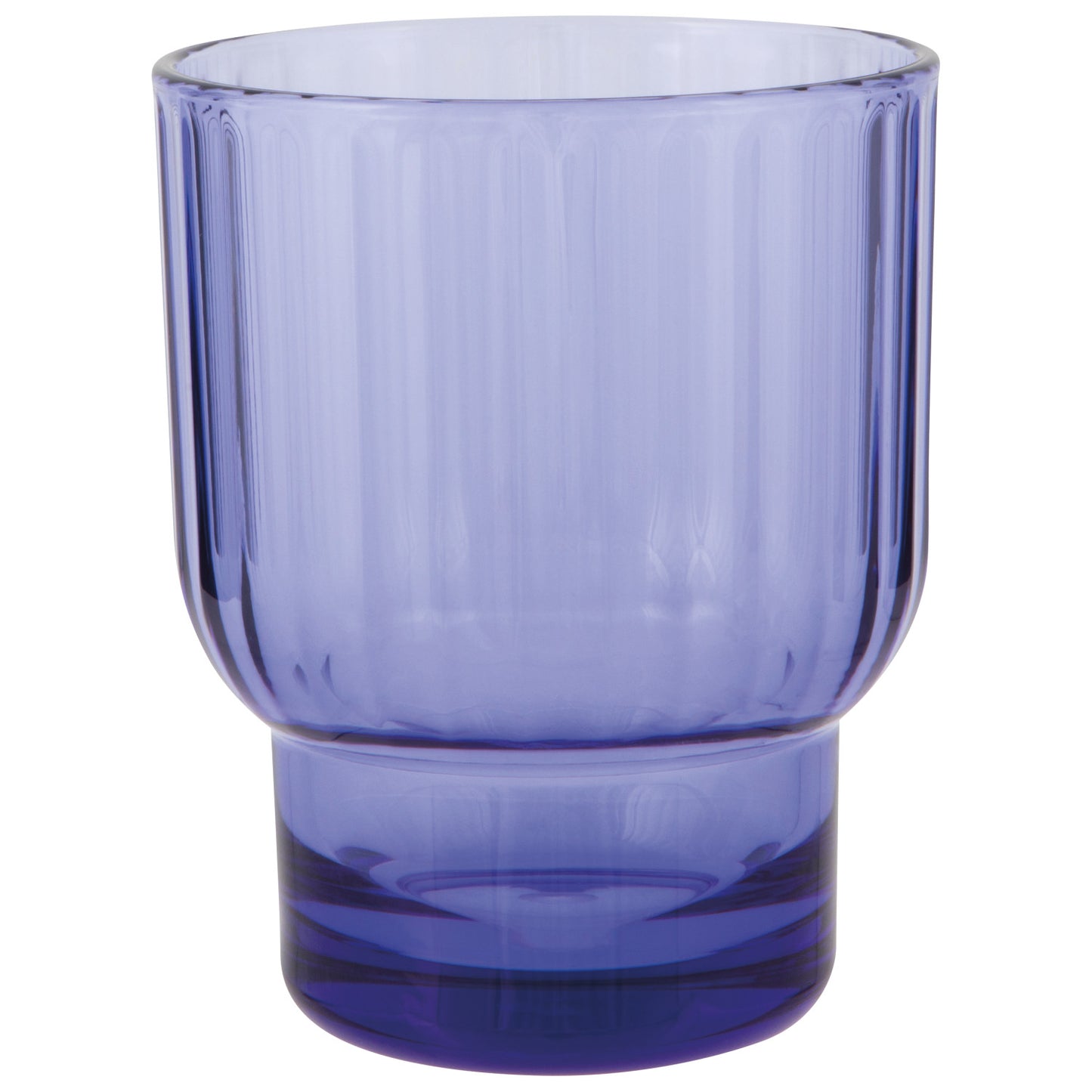 Acrylic Fluted Double Old Fashioned Glass