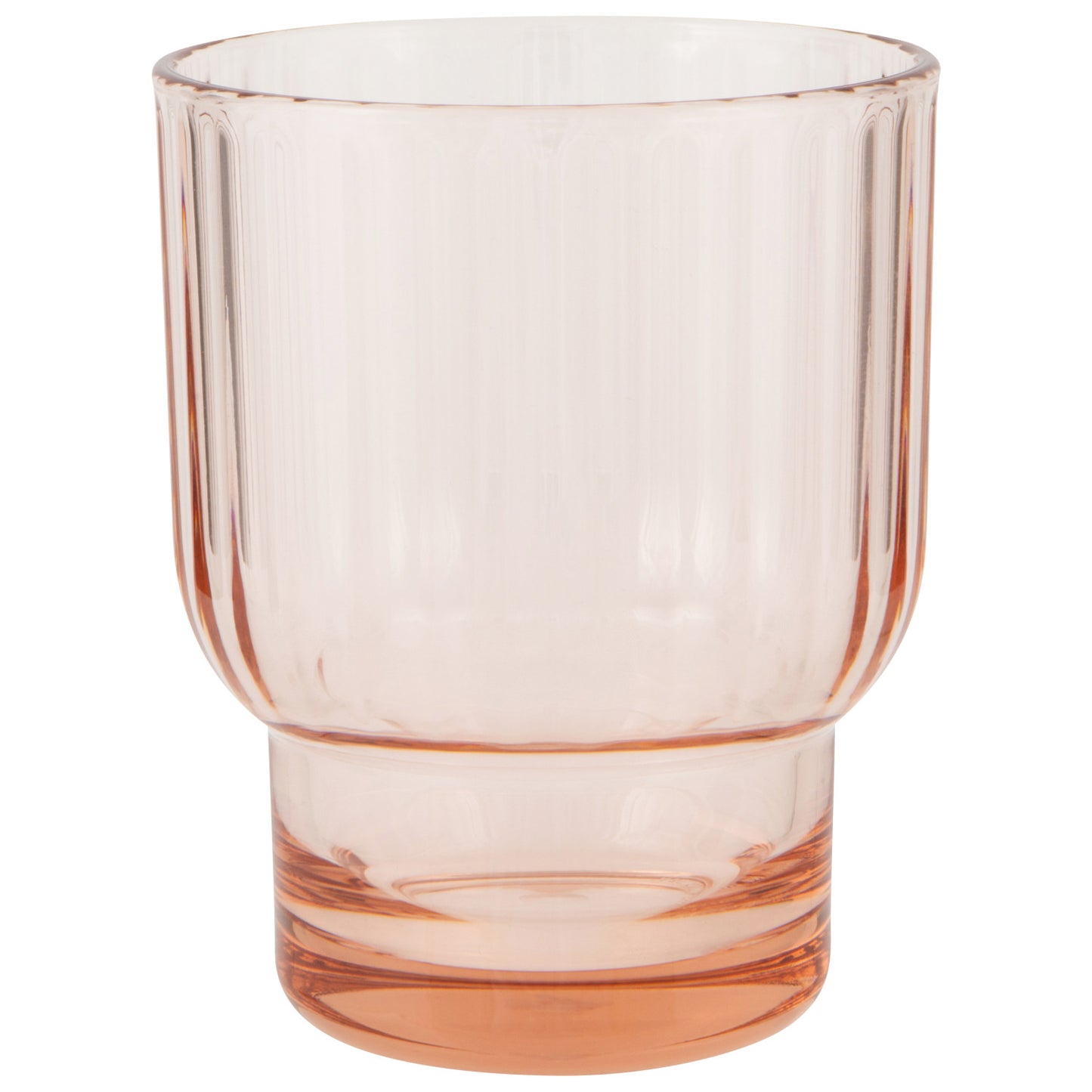 Acrylic Fluted Double Old Fashioned Glass