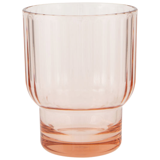 Acrylic Fluted Double Old Fashioned Glass