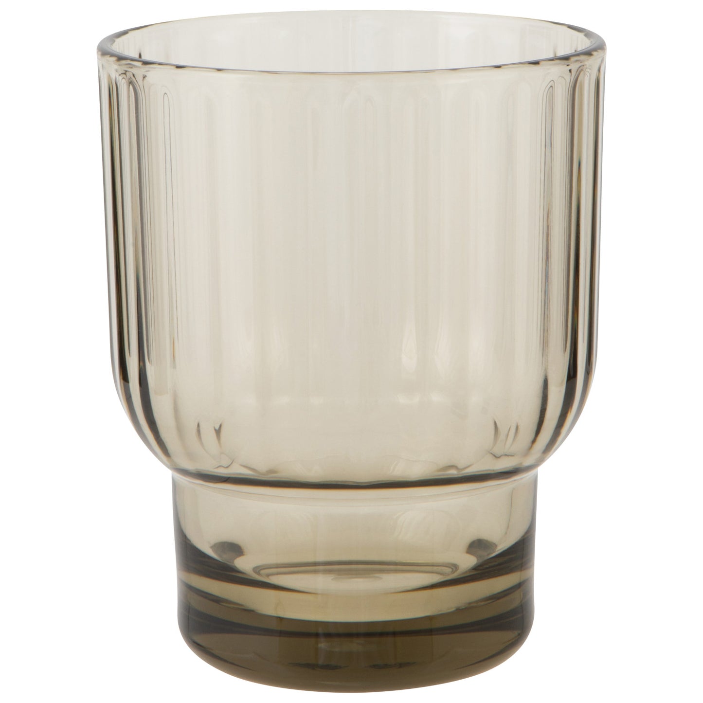 Acrylic Fluted Double Old Fashioned Glass