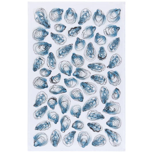 Oyster Printed Dish Towel