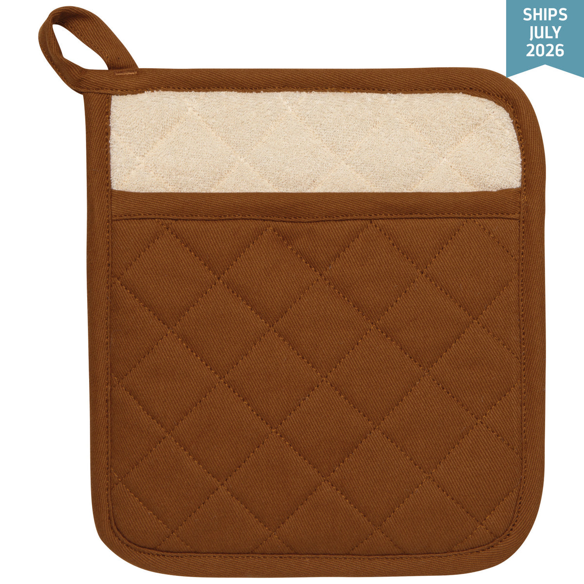 Superior Chestnut Brown Pocket Potholder