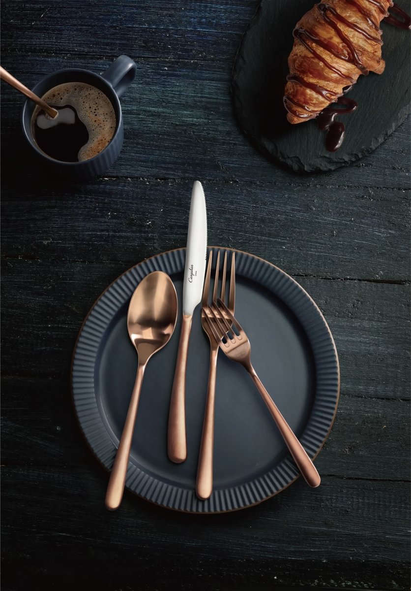 Cangshan RAIN II Series 20-Piece Forged Flatware Set, Stainless Steel