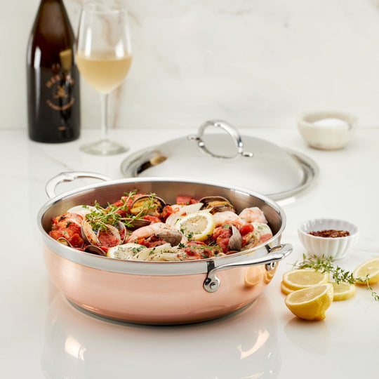 Hestan Copper Induction Dutch Oven, 5-Quart