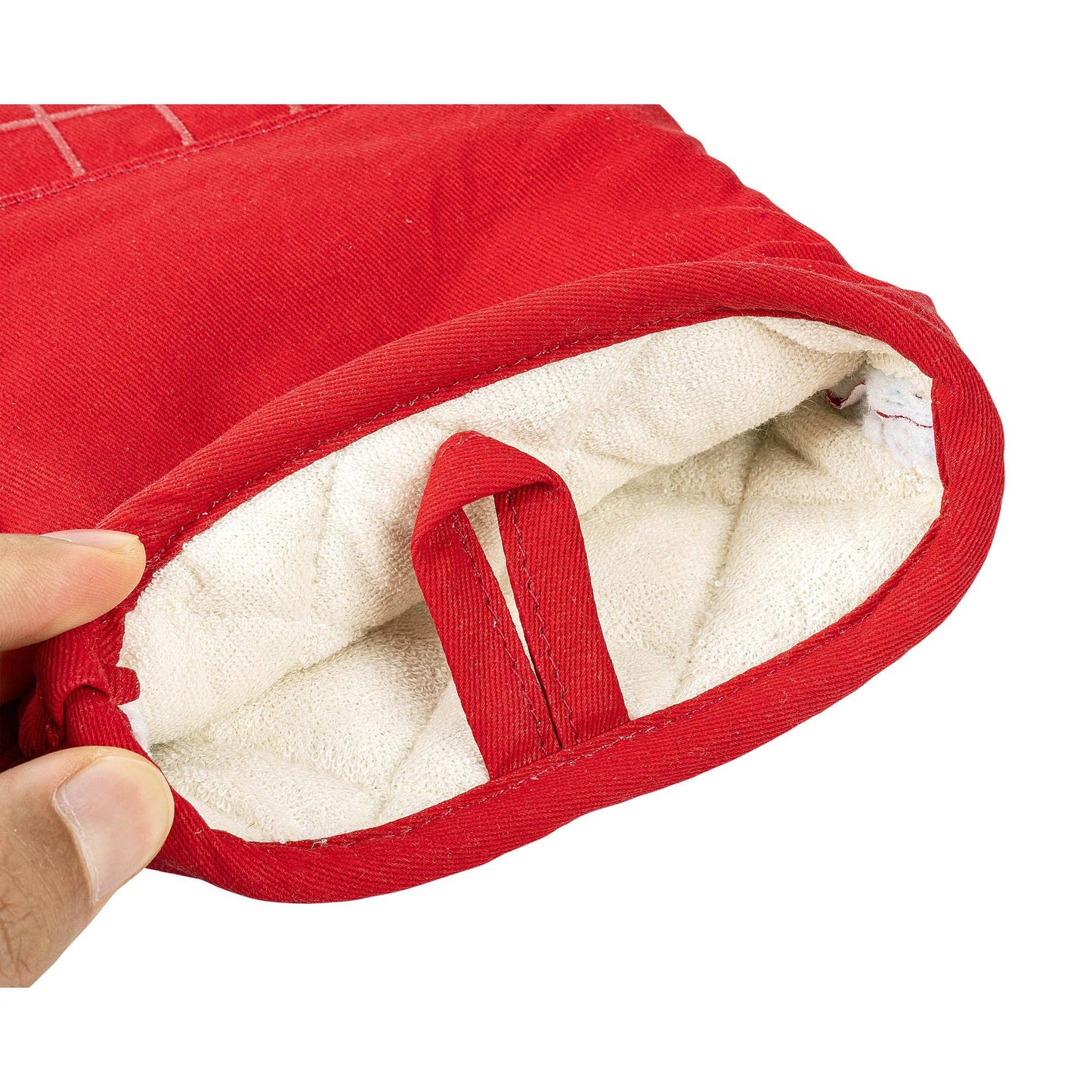Mrs. Anderson’s Baking Silicone Grip Oven Mitt, Red