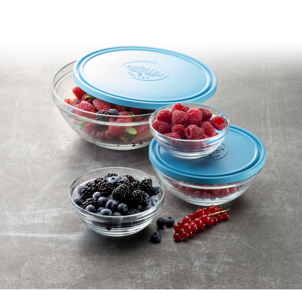Duralex Freshbox Round Clear Bowl w/lid