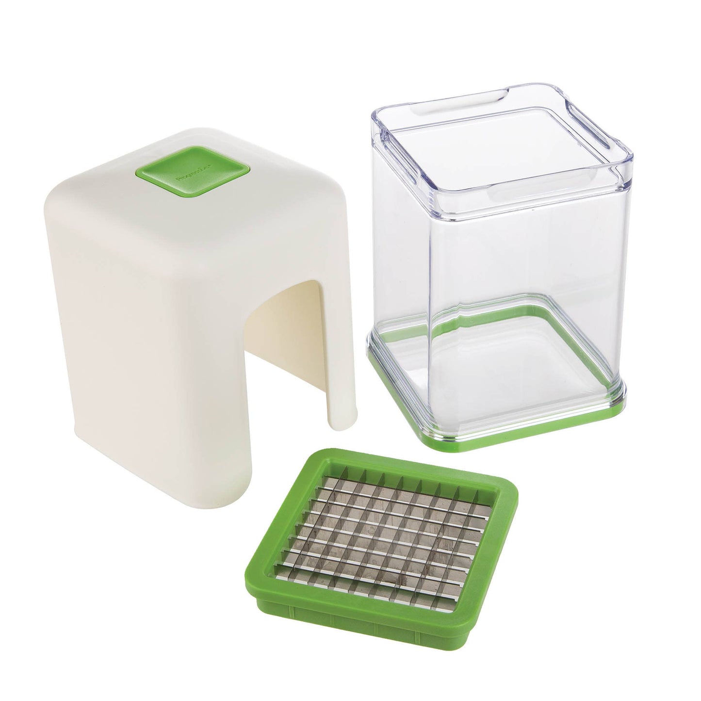 Progressive Tower Fry Cutter, Stainless Blades, For Veggies