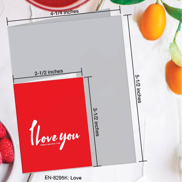 Love, Greeting Card (#8295K)