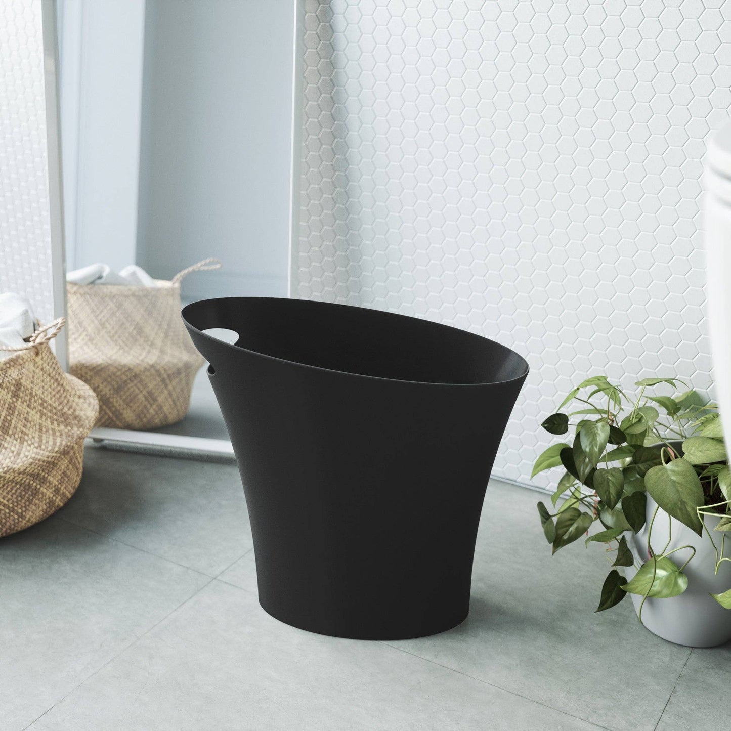 Skinny Trash Can