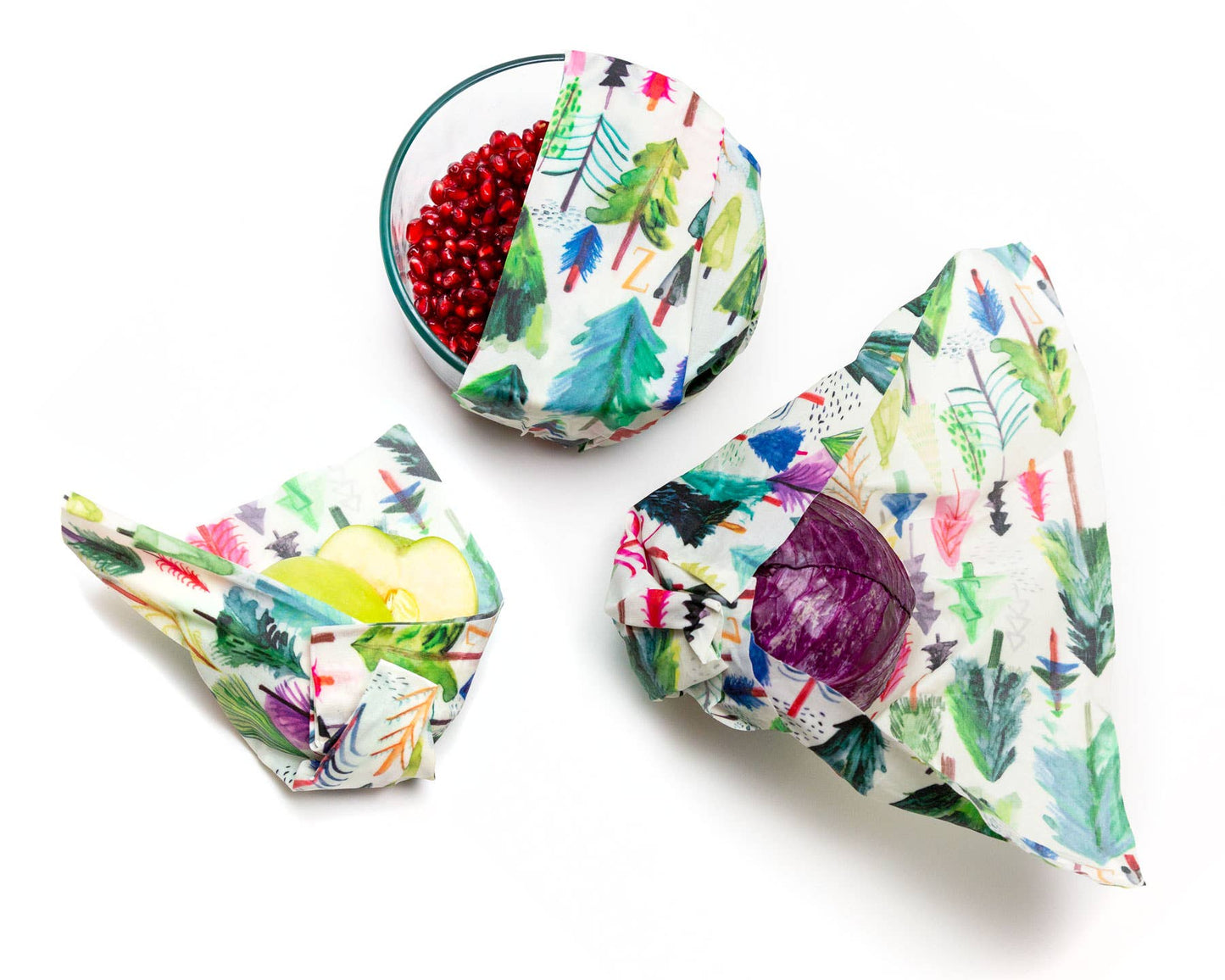 Z Wraps Set of 3 (S-1,M-1,L-1) Reusable Food Wraps