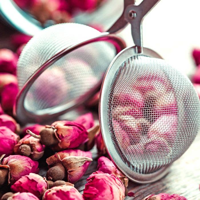HIC Kitchen Snap Mesh Ball Tea Infuser