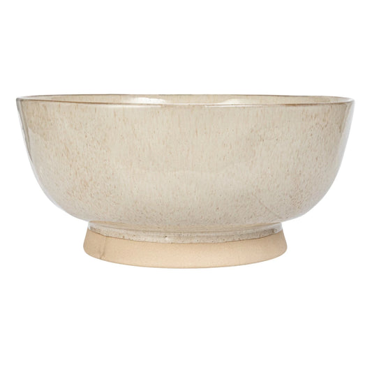 Stoneware Footed Bowl 10"