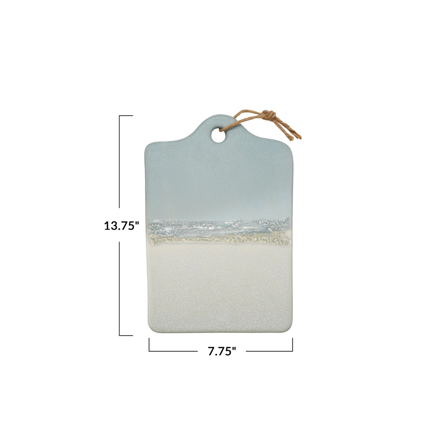 Stoneware Serving Board w/Reactive Glaze