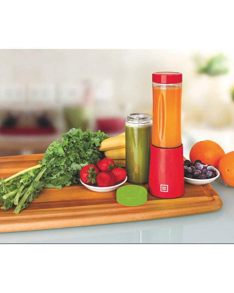 Euro Cuisine MM1R - Mini Mixx Personal Blender with 2 Tritan