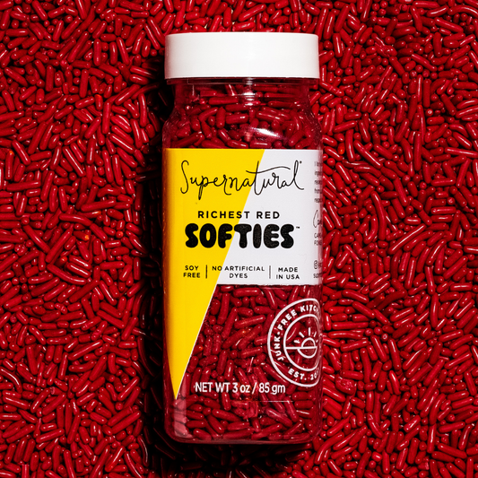 Dye-Free Softies Sprinkles: Richest Red