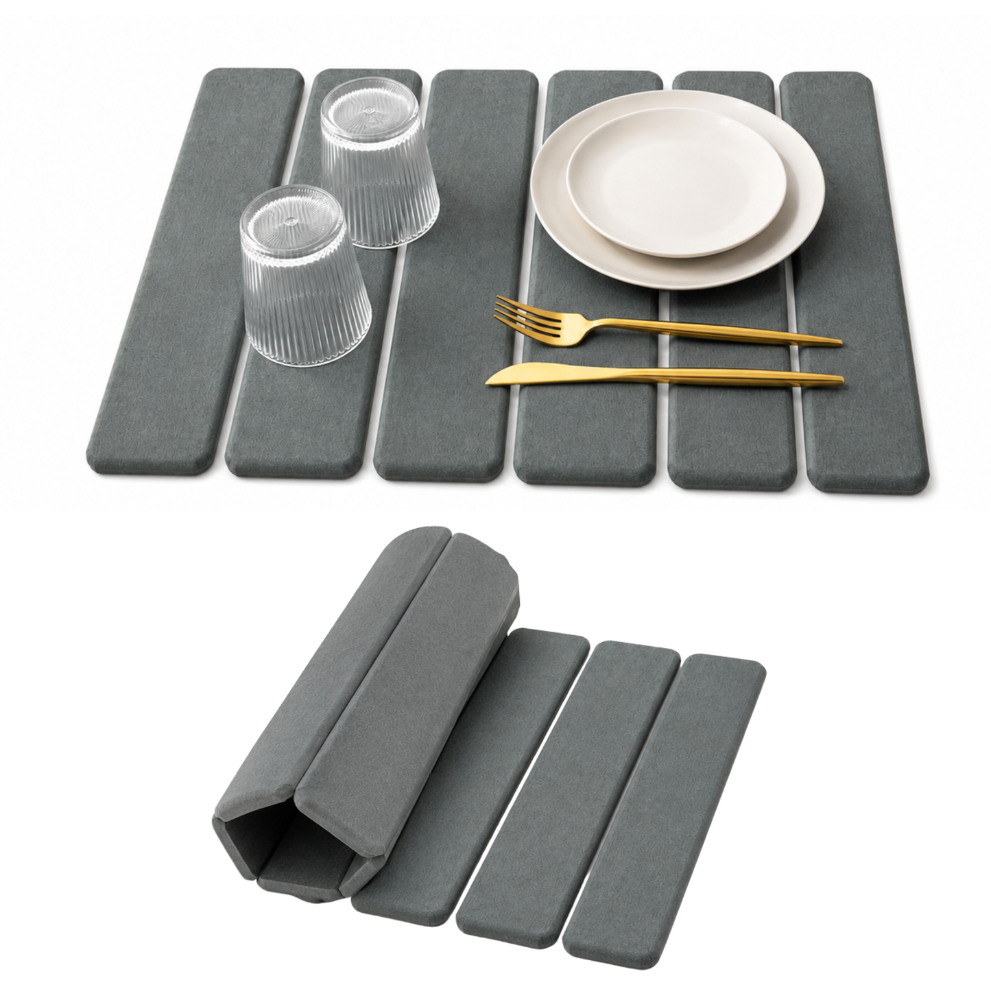 Drying Mat - Diatomite, Folding (18" x 15.75")