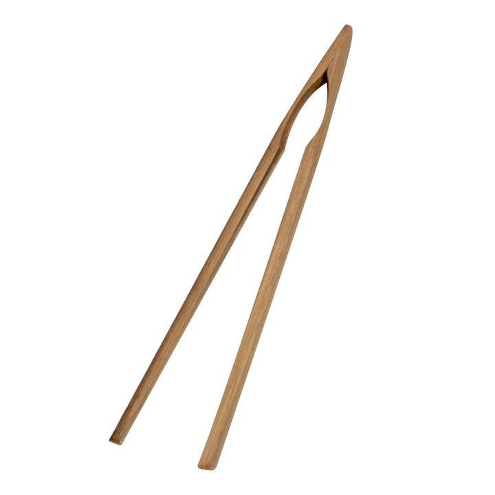 Joyce Chen Burnished Bamboo Toaster Tong 6.5"