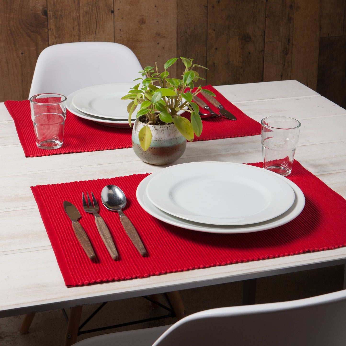 Spectrum Cotton Placemat Chili Red