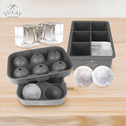 Silicone Ice Cube Trays Set of 2