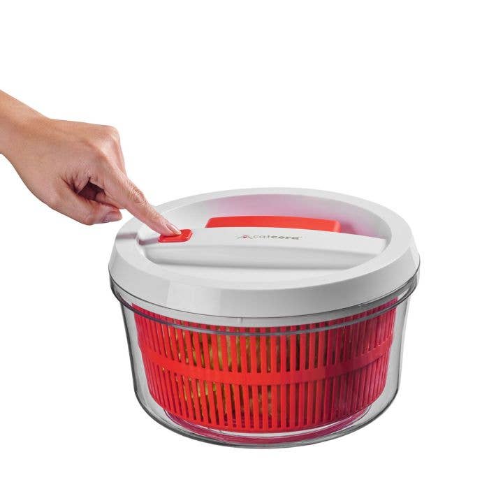 CatCora QuickSpin One-Handed Salad Spinner
