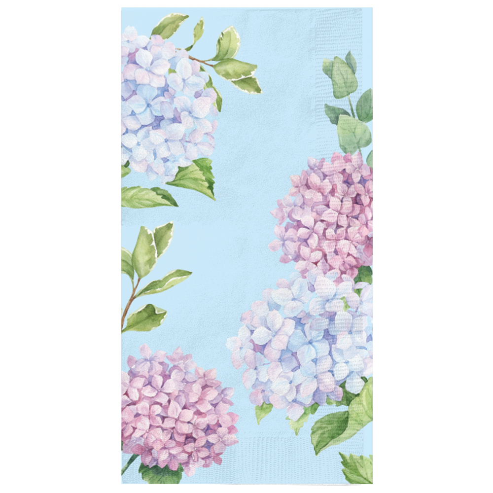 Guest Towel Paper Napkin Hydrangea 3 Ply/20pk