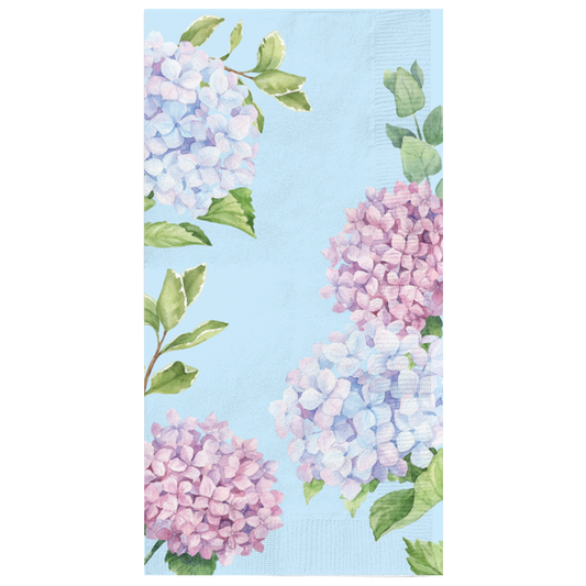 Guest Towel Paper Napkin Hydrangea 3 Ply/20pk