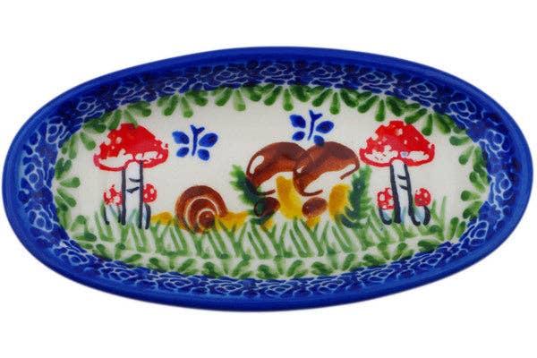 Condiment Dish 6" Gardens In Poland Theme