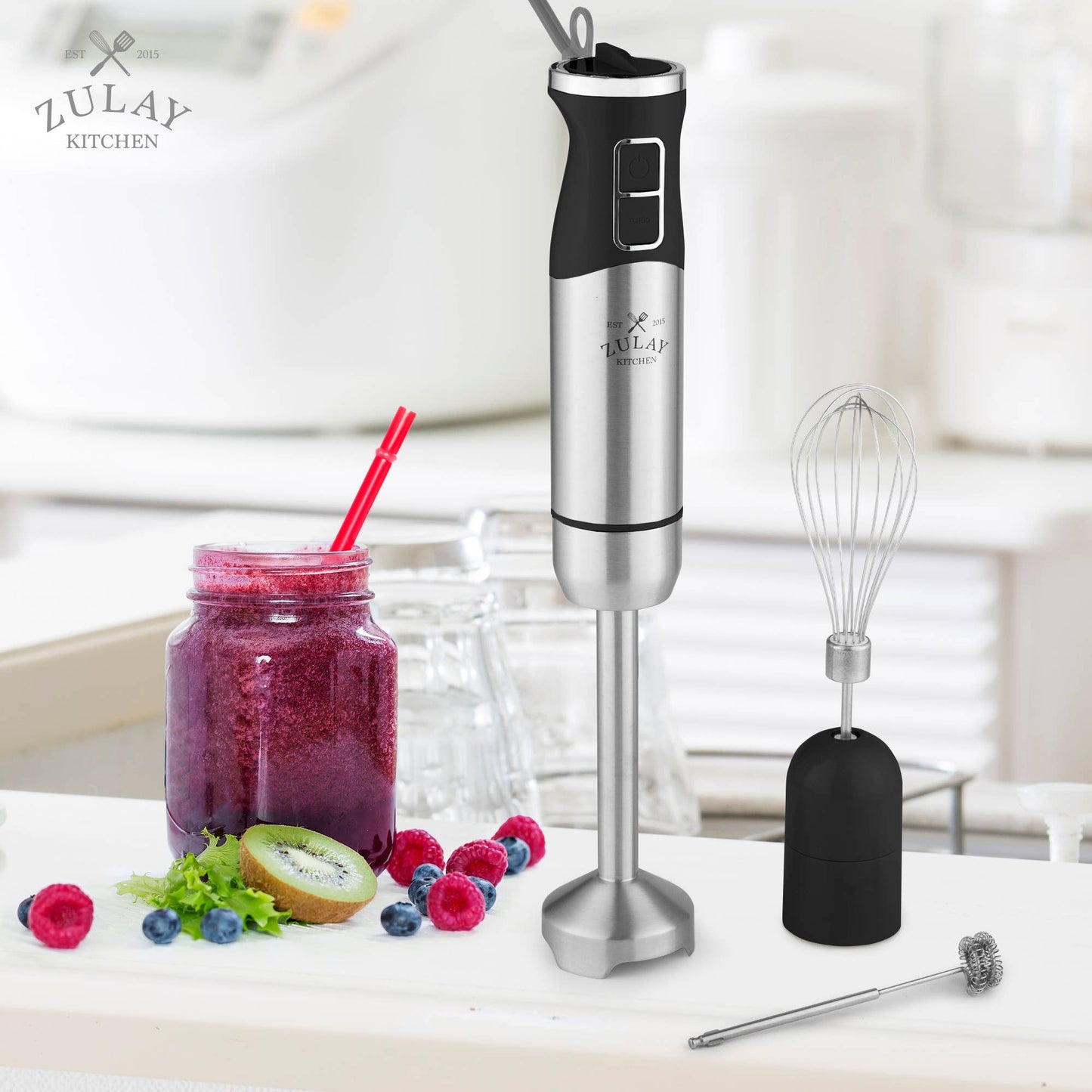 Immersion Blender Handheld 500W - 8 Speed