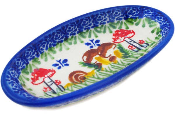 Condiment Dish 6" Gardens In Poland Theme