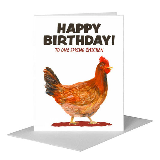 Brown Hen, Greeting Card (#8302C)