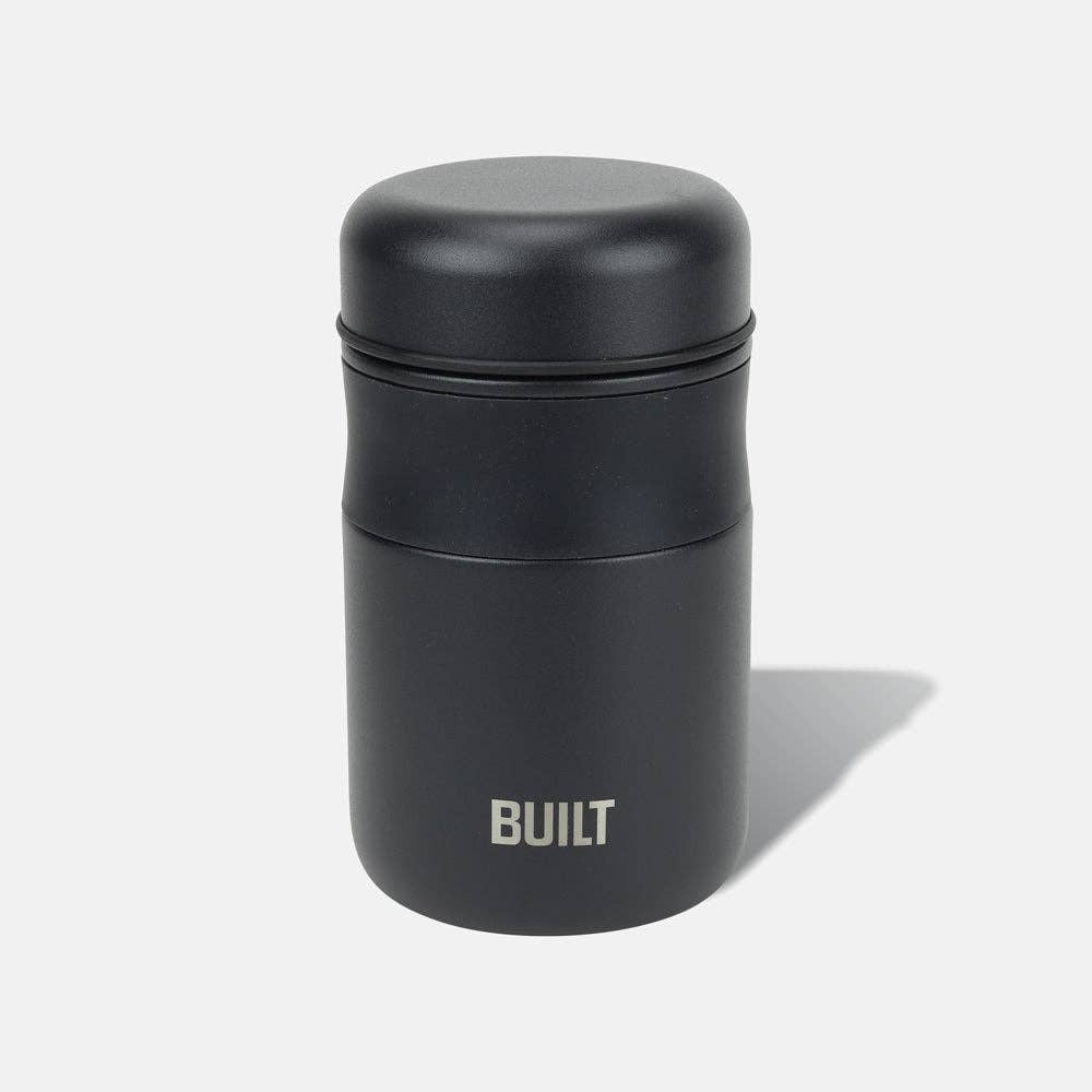 16 oz Double Wall Vacuum Insulated Food Jar - Black