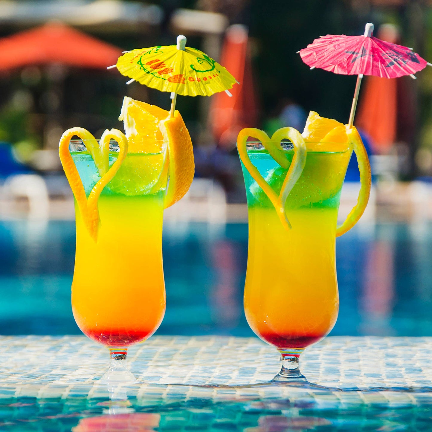 Cocktail Picks - 20 pc Umbrella - 4" / 10 cm