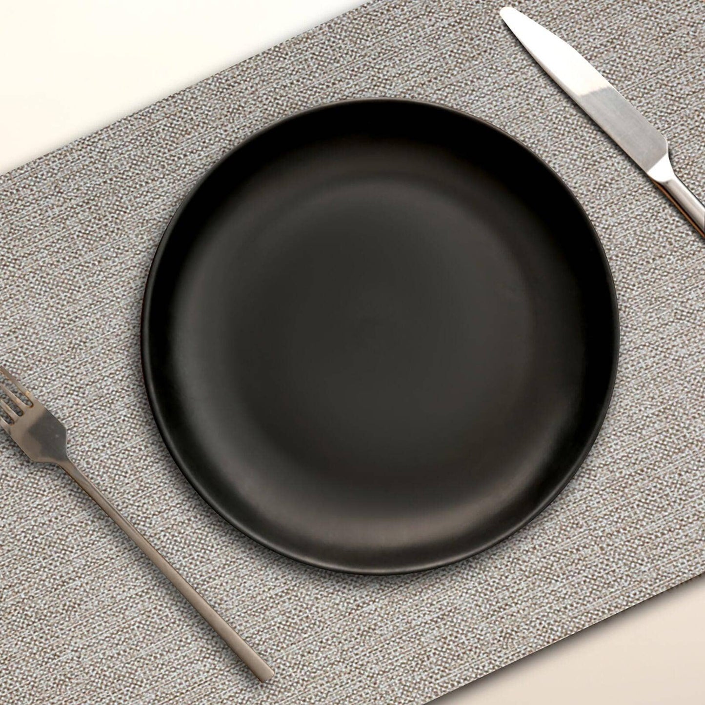 Novotela Luxe Rectangular Placemat, Cashmere, 17 L x 13 W