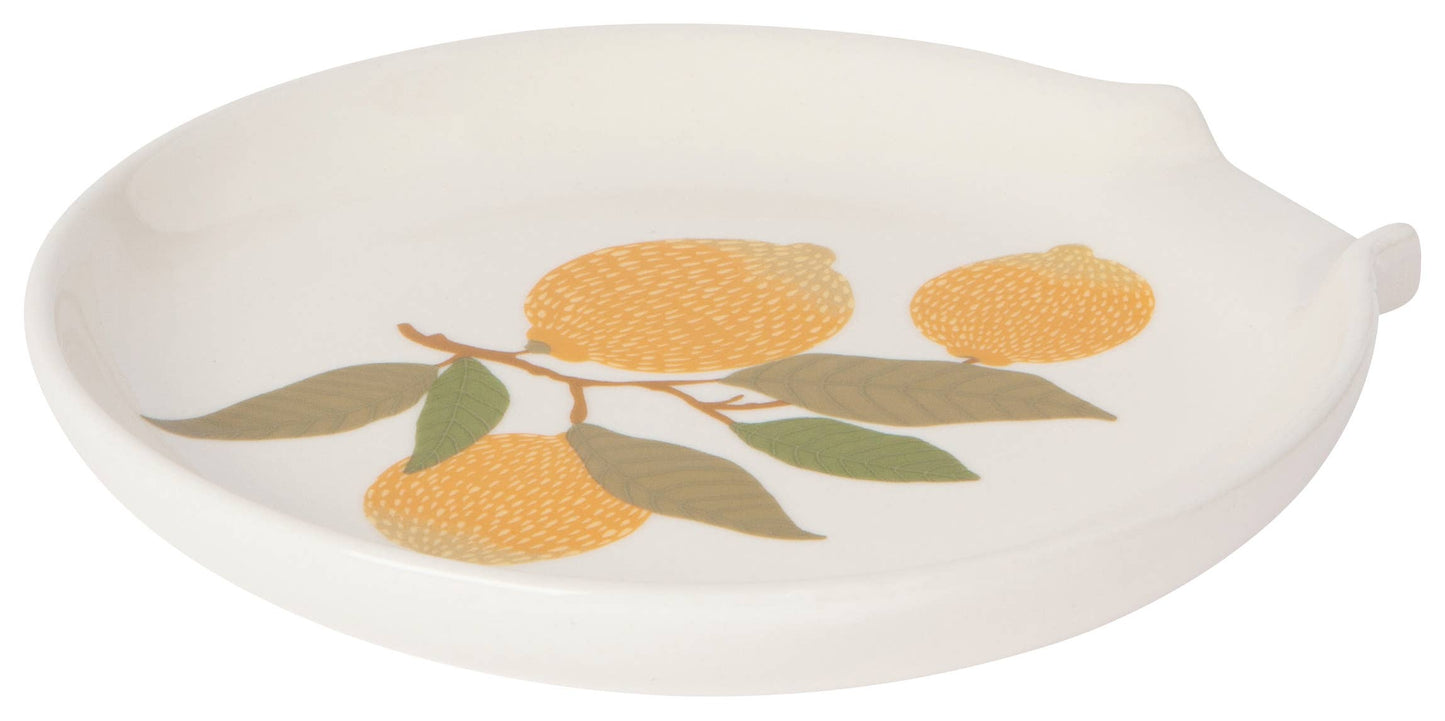 Lemons Stoneware Spoon Rest