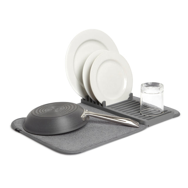 UDry Dish Drying Rack with Mat