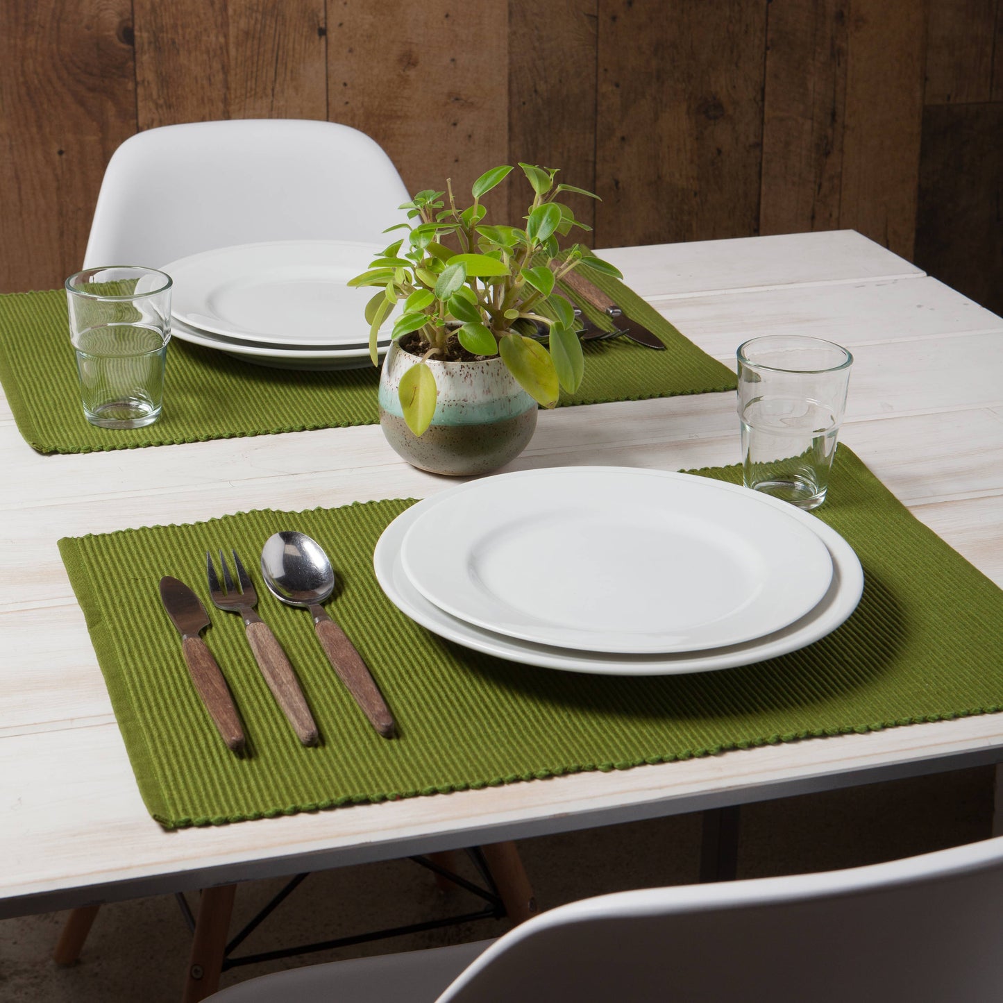 Spectrum Cotton Placemat Fir Green