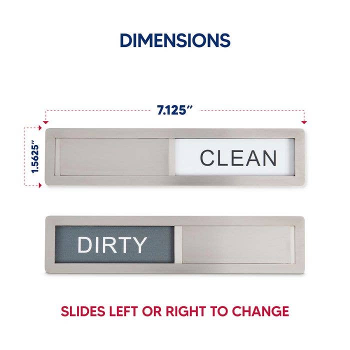 HIC Kitchen Clean/Dirty Dishwasher Magnet