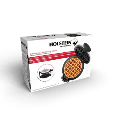 7" Rotary Belgian Waffle Maker Stainless Steel
