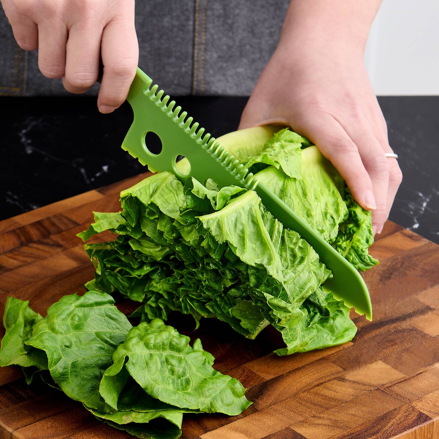 CatCora Lettuce Knife With Herb Stripper