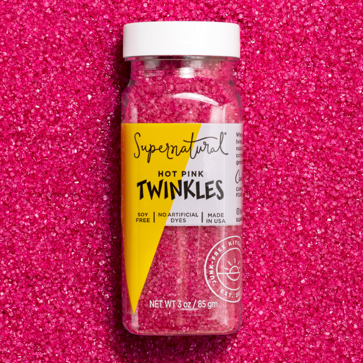 Twinkles Sanding Sugar: Hot Pink